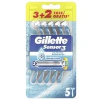 Gillette Sensor 3 Cool - Rasoio Da Uomo Usa E Getta 5 pz