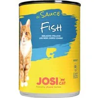 JosiCat in Salsa 12 x 415 g umido per gatto - Pesce