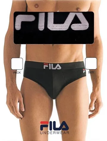 Slip uomo in cotone elasticizzato Fila FU5160 – Nero