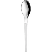 Cucchiaio Iris in acciaio inox e plastica – Bianco