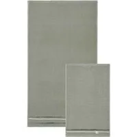 Set 2 asciugamani Country Bloom, verde