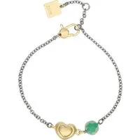 Bracciale con cuore e perlina – Donna