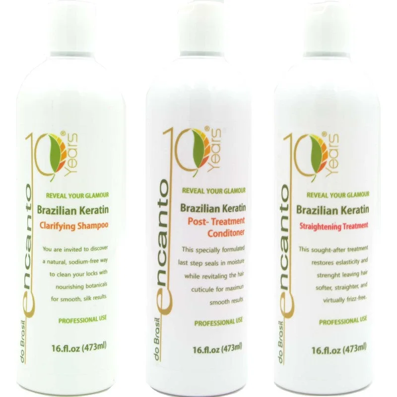 Encanto Do Brasil Keratin Treatment 3X 473 ml SET — Set capelli