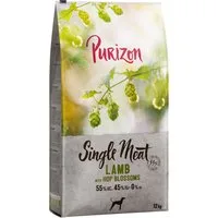 Multipack risparmio! 2 x 12 kg Purizon Crocchette senza cereali per cani - Single Meat Adult Agnello con piselli e fiori di luppolo