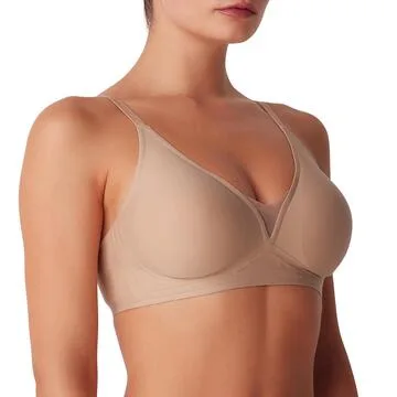 Reggiseno donna comfort in micro taglio laser Cotonella ADC18 – Beige