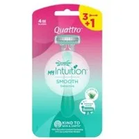 Wilkinson Quattro My Intuition Smooth Sensitive 4 Rasoi Usa E Getta