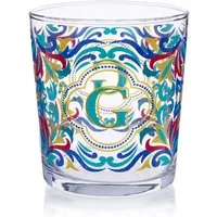 Bicchiere acqua lettera G Royal Garden