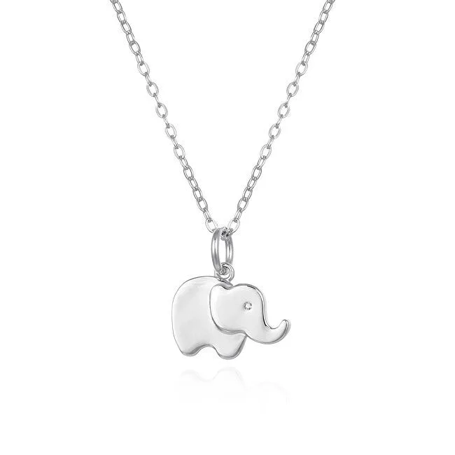 Agato Collana argento elefante AGS1553/40D — Collana – Unisex
