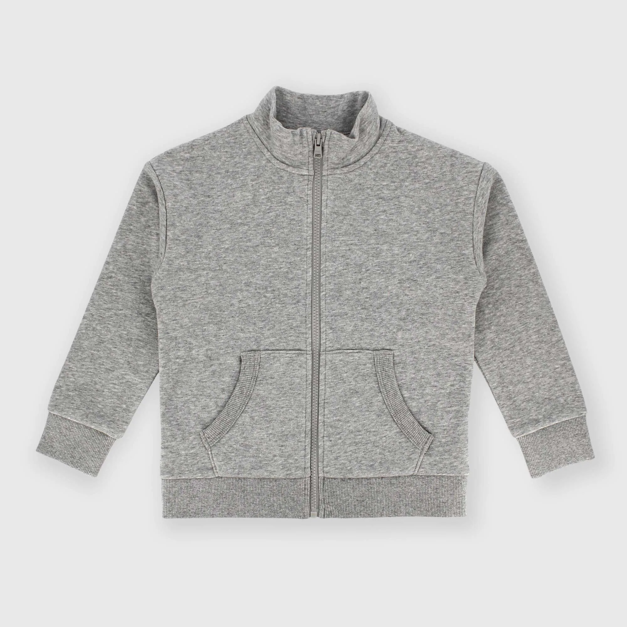Primigi Maglia con zip in felpa unisex grigio, Taglia 12