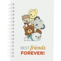 Quaderno A6 Teddy Friends