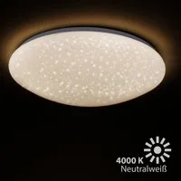 Briloner Lámpara de techo LED Viper, efecto de cielo estrellado, 49 cm