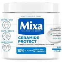 Mixa Ceramide Protect Crema Idratante Rinforzante Viso Corpo Mani 400 ml