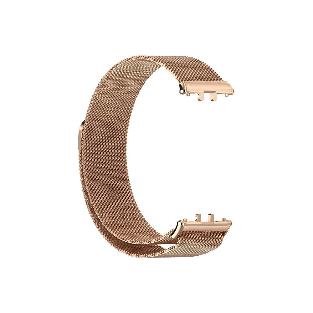 4wrist Cinturino Samsung Fit 3 Milanese Loop rose gold — Cinturino smartwatch – Oro
