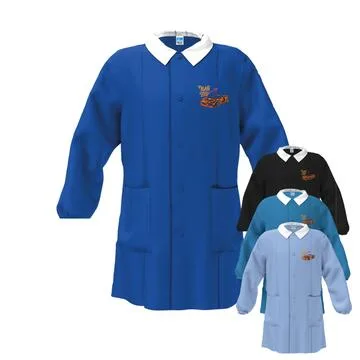 GREMBIULE SCUOLA BAMBINO SIGGI 33GR4243 RICAMO AUTO DA CORSA – Blu