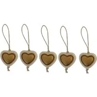 Set 5 Segnaposto Cuore