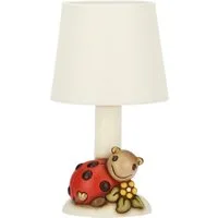 Lampada da tavolo con coccinella portafortuna