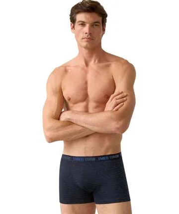 Boxer uomo in cotone elasticizzato Enrico Coveri EB1330