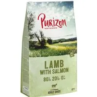 Multipack risparmio! 2 x 12 kg Purizon Crocchette senza cereali per cani - Adult Agnello & Salmone