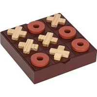 Gioco "Tris" in legno e ceramica