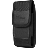 Original Black Rugged Nylon Case for TTfone mobile - for TT970 – Nero