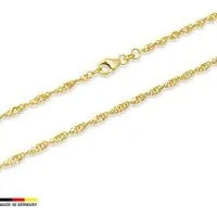 Pulsera singapur oro de 8 quilates 19cm