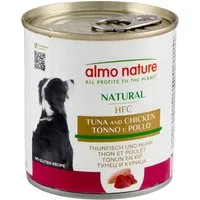 Almo Nature 24 x 280 / 290 g Alimento umido per cane - Tonno e Pollo (290 g)