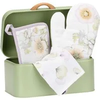 Set presina, guanto, grembiule e porta pane Bloom