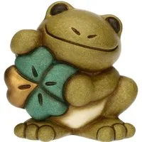 Mini rana Franky portafortuna in ceramica