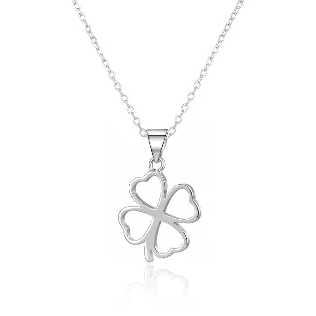Agato Collana argento Quadrifoglio AGS1605/47 — Collana – Donna