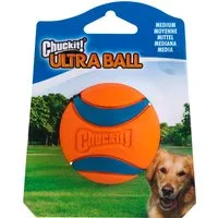 Chuckit! Palla gioco Ultra per cani -  Ø 6,5 cm (M) – Arancione