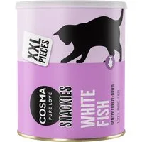 Multipack Risparmio! 3 x Cosma Snackies XXL Maxi Tube Snack per gatti - 3 x 110 g Pesce Bianco