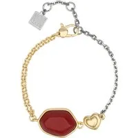 Bracciale con pietra ceramica e cuore – Donna