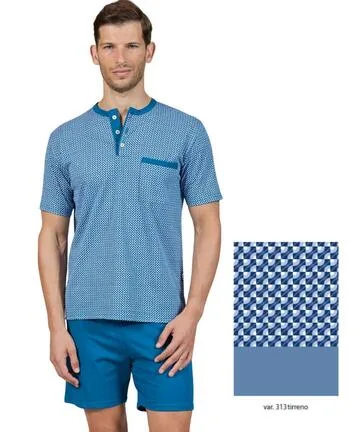 Pigiama uomo a manica corta in jersey di cotone Bip Bip 3797 Tg.4/7