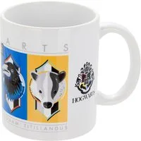 Tazza Harry Potter stemmi Case Hogwarts in ceramica – L