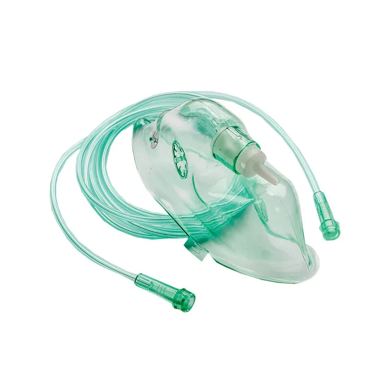 Maschera Ossigeno Media Concentrazione con tubo da 2,1 mt - L