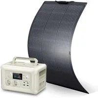 ALLPOWERS Generador Solar 600W (R600 + SF100 Panel Solar Flexible 100W)