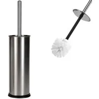 Toiletborstel met houder RVS – 11x38x28.4cm