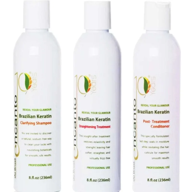 Encanto Do brasil Keratin Treatment 3X 236 ml SET — Set Trattamento Cheratina
