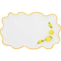 Piatto da portata 24x15 cm ceramica Limoni