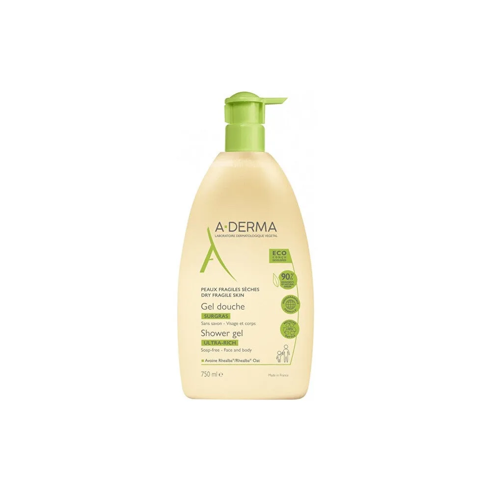 Aderma Gel doccia ultra-ricco 750 ml — Gel doccia