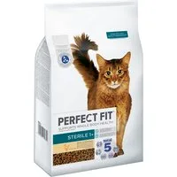 Perfect Fit Sterile 1+ Ricco di Pollo Crocchette per gatto - 7 kg