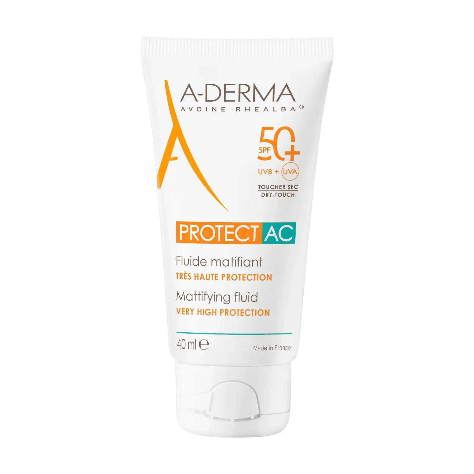 A-Derma Fluido Protect AC SPF 50+ 40 ml — Solare