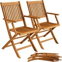 Tuinstoelen Sydney Set van 2 Acacia FSC®-gecertificeerd – 51x92x51cm