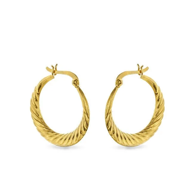 Again jewelry Orecchini cerchio placcati oro AJNS0063 — Orecchini