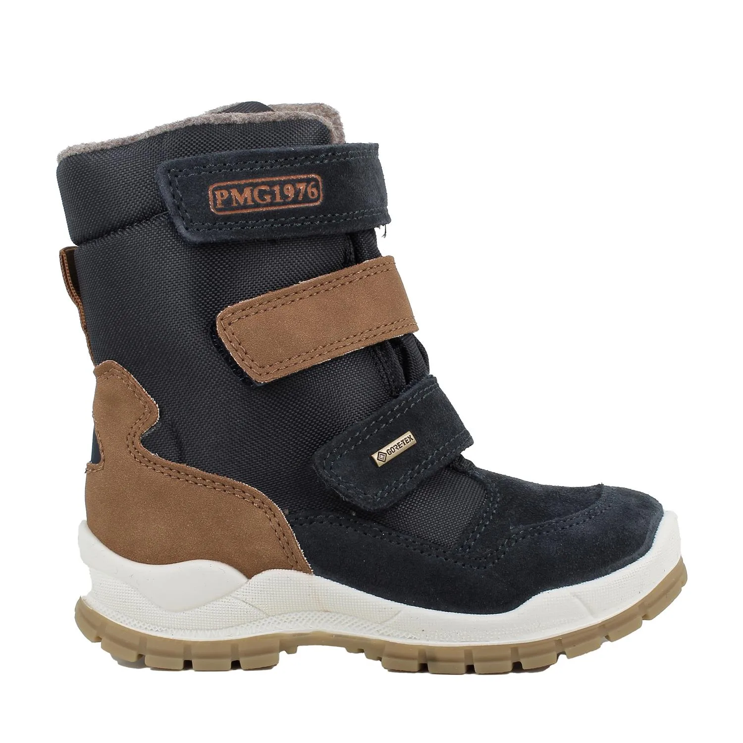 Primigi Stivaletti gore-tex da bambino blu con strap, Taglia 30