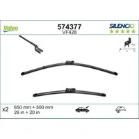 VALEO Spazzola tergi anteriore 574377 Tergicristalli,Spazzole tergicristallo BMW,VOLVO,LEXUS,X5 (G05),X6 (G06, F96),X7 (G07),XC60 (156),V50 (545)