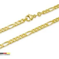 Pulsera figaro oro de 8 quilates 21cm