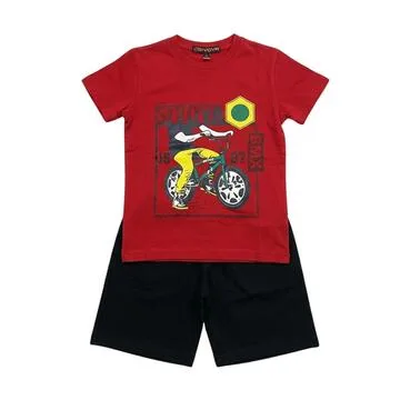 COMPLETO CORTO BAMBINO GIVOVA CC0084GB (3-7 ANNI) – Rosso