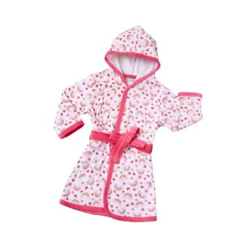 ACCAPPATOIO BAMBINI CON CAPPUCCIO ELLEPI AB4282 3-10 anni – Bianco · Bambino