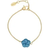 Bracciale con fiore – Blu · Donna